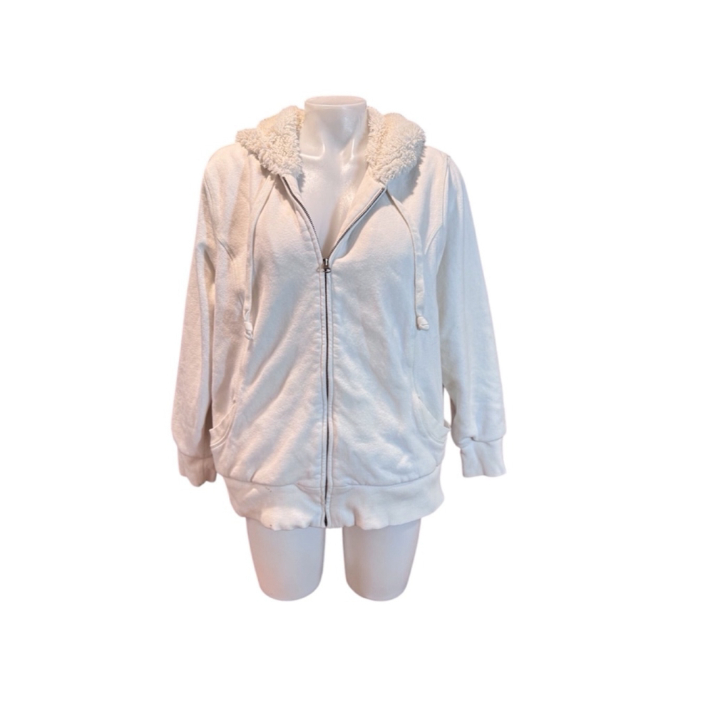 Women's Old Navy White Hoodie XL